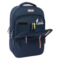 Laptop- und Tablet-Rucksack mit USB-Anschluss El Ganso Eclipse Marineblau