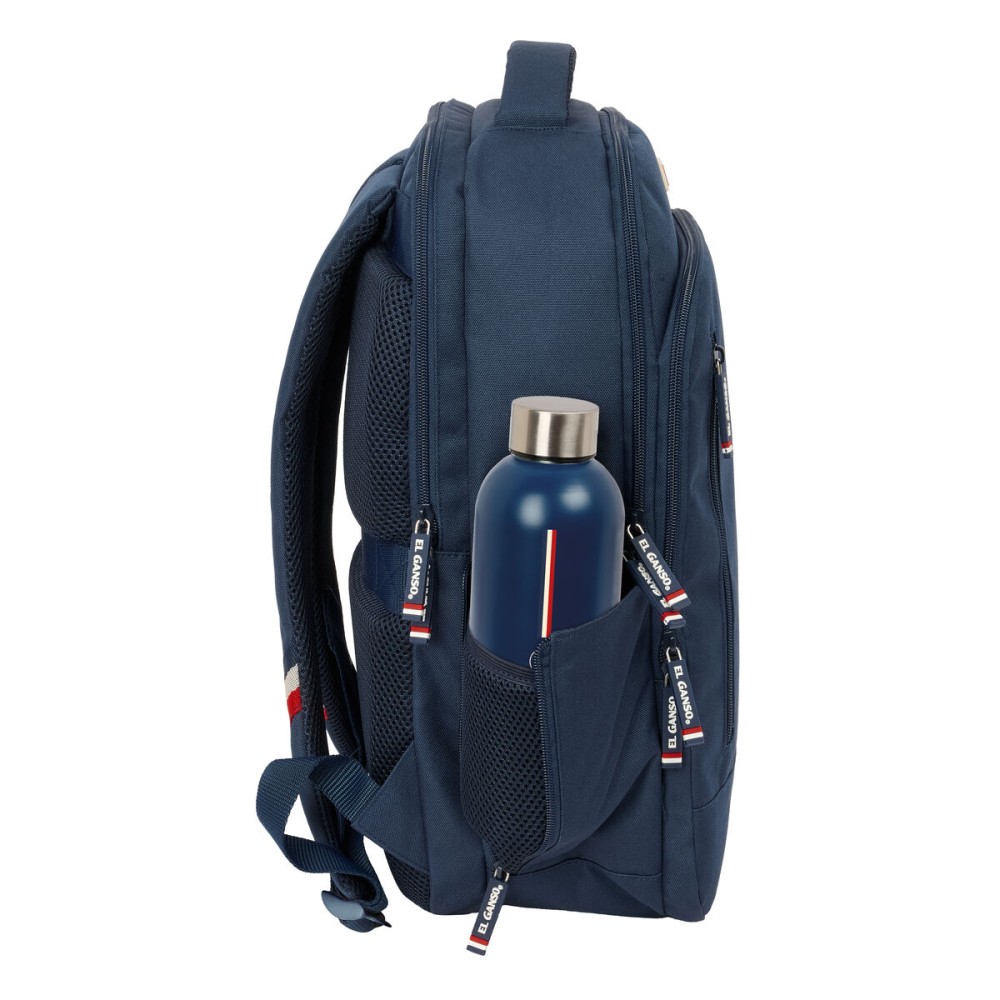 Laptop- und Tablet-Rucksack mit USB-Anschluss El Ganso Eclipse Marineblau