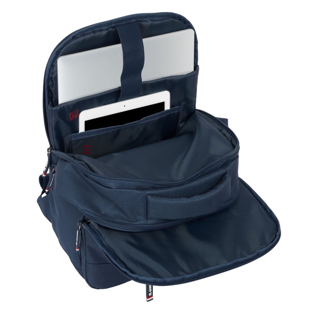 Laptop- und Tablet-Rucksack mit USB-Anschluss El Ganso Eclipse Marineblau