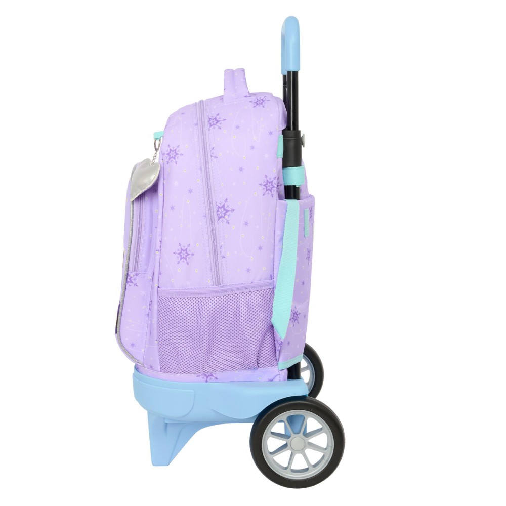 Schulrucksack mit Rädern Frozen Spirit Lila 33 x 45 x 22 cm
