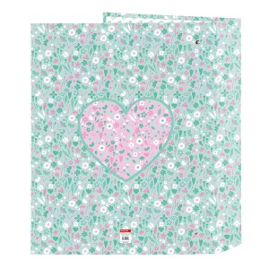 Reliure à anneaux Safta Cuore Menthe A4 27 x 33 x 6 cm