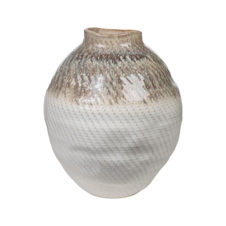 Vase Romimex Beige Porcelain 26 x 31 x 26 cm