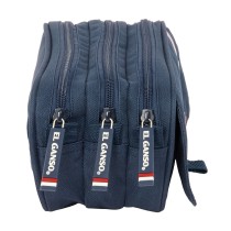 Dreifaches Mehrzweck-Etui El Ganso Eclipse Marineblau 21,5 x 10 x 8 cm