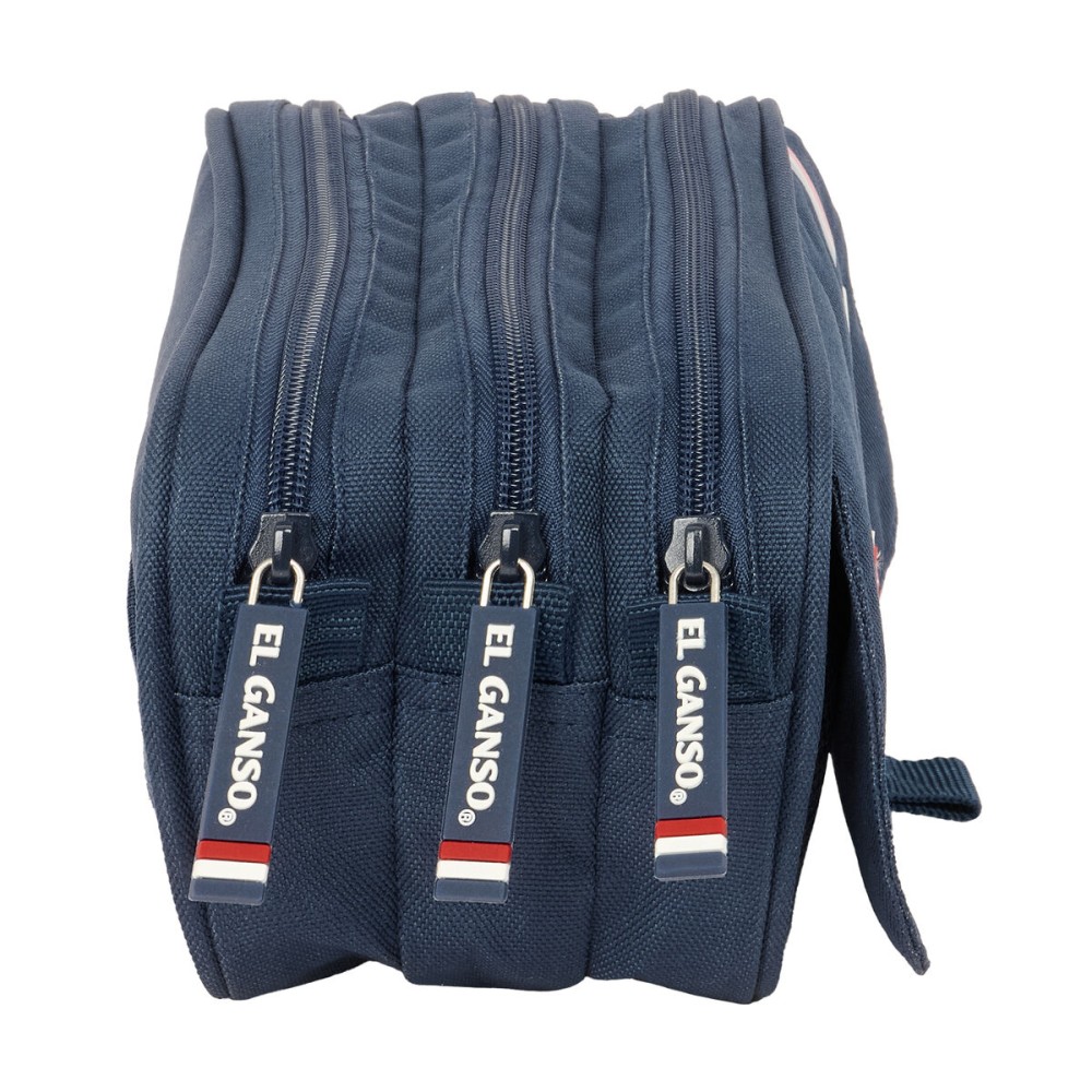 Dreifaches Mehrzweck-Etui El Ganso Eclipse Marineblau 21,5 x 10 x 8 cm