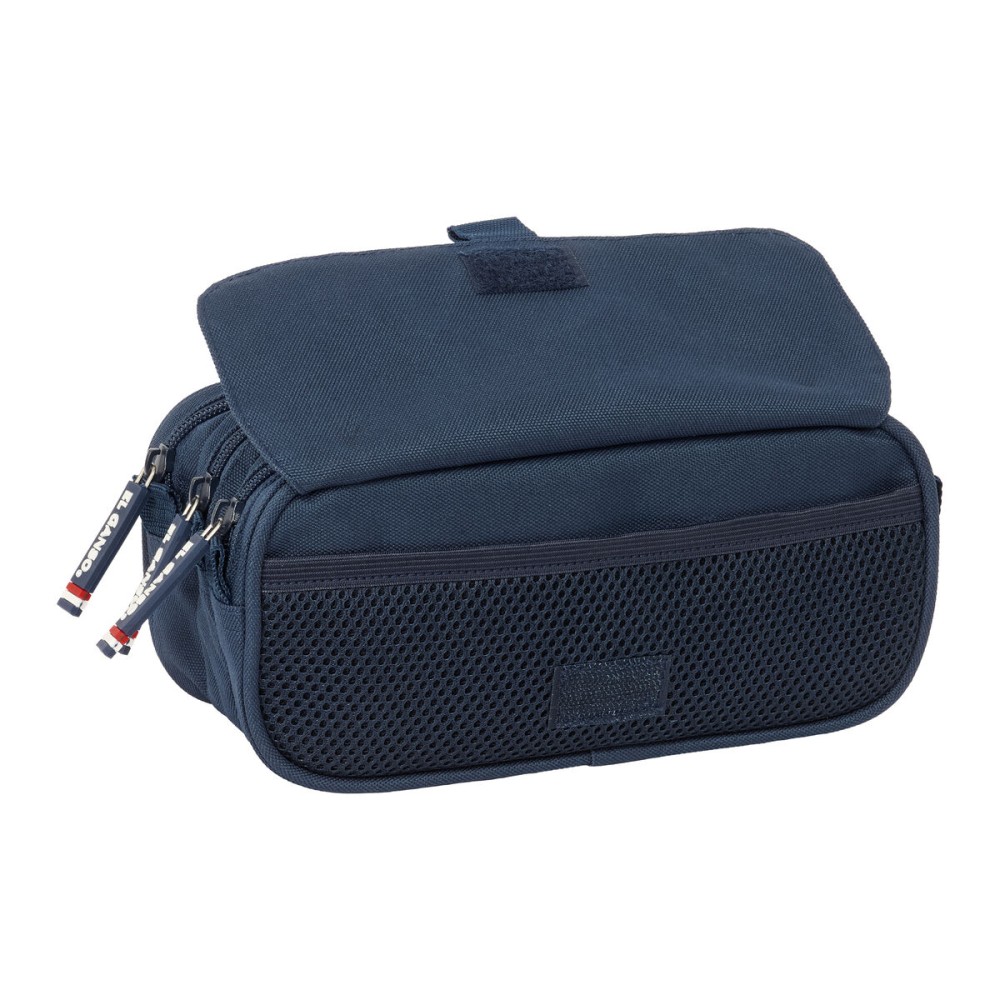 Dreifaches Mehrzweck-Etui El Ganso Eclipse Marineblau 21,5 x 10 x 8 cm