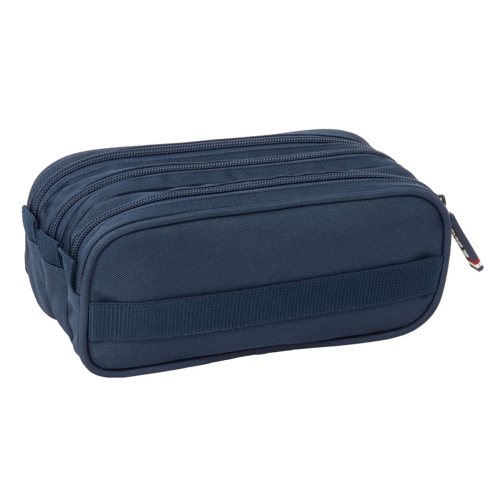 Dreifaches Mehrzweck-Etui El Ganso Eclipse Marineblau 21,5 x 10 x 8 cm