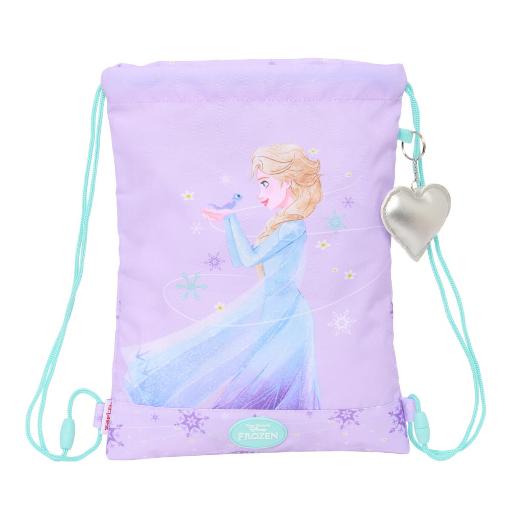 Rucksacktasche mit Bändern Frozen Spirit Lila 26 x 34 x 1 cm