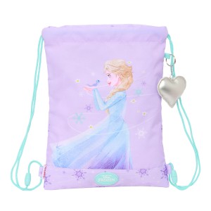 Rucksacktasche mit Bändern Frozen Spirit Lila 26 x 34 x 1 cm