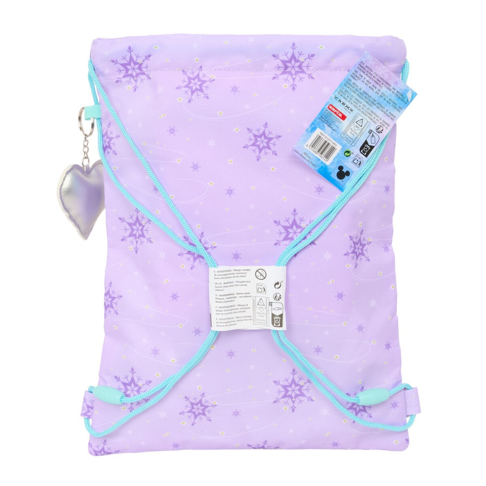 Rucksacktasche mit Bändern Frozen Spirit Lila 26 x 34 x 1 cm