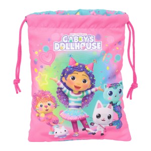 Imbiss-Täschchen Gabby's Dollhouse Confetti Rosa türkis