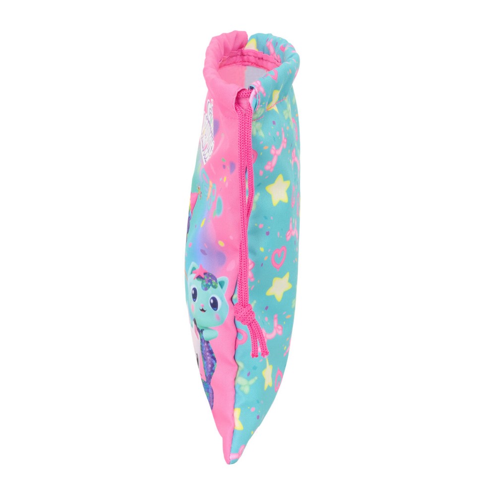 Sac pour snack Gabby's Dollhouse Confetti Rose Turquoise