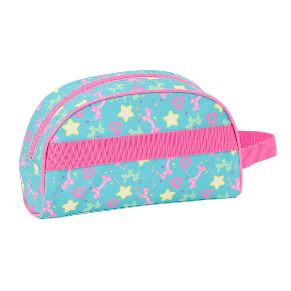 Reise-Toilettentasche Gabby's Dollhouse Confetti Rosa türkis 26 x 16 x 9 cm