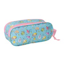 Zweifaches Mehrzweck-Etui Frozen Rosa Himmelsblau 21 x 8 x 6 cm 3D