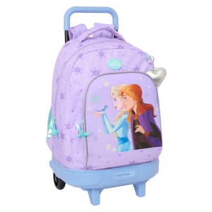 Schulrucksack mit Rädern Frozen Spirit Lila 33 x 45 x 22 cm