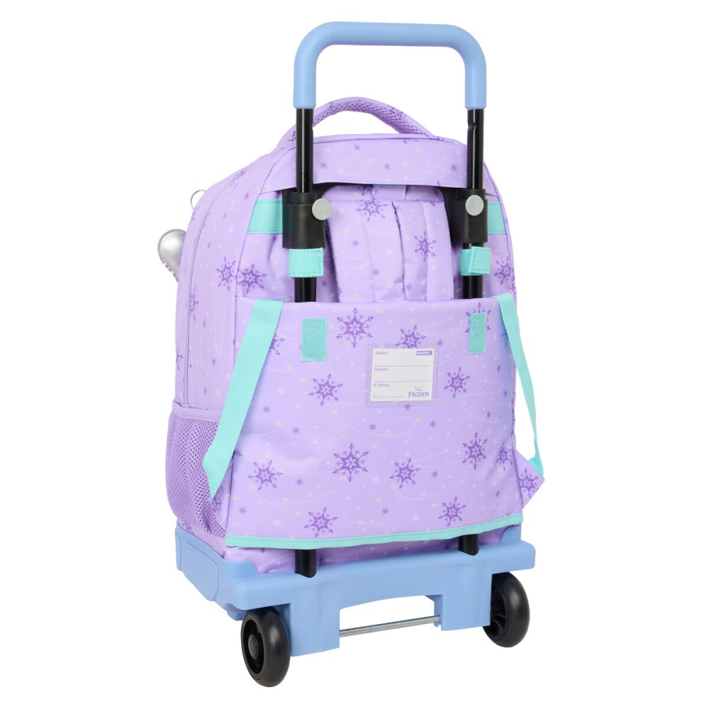 Schulrucksack mit Rädern Frozen Spirit Lila 33 x 45 x 22 cm