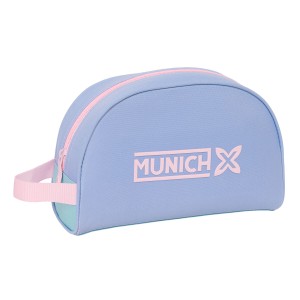 Reise-Toilettentasche Munich Mellow Blau Rosa Himmelsblau 28 x 18 x 10 cm