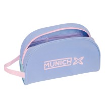 Reise-Toilettentasche Munich Mellow Blau Rosa Himmelsblau 28 x 18 x 10 cm