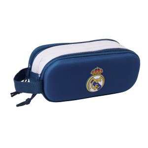Zweifaches Mehrzweck-Etui Real Madrid C.F. Schwarz 21 x 8 x 6 cm 3D