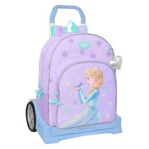 Schulrucksack mit Rädern Frozen Spirit Lila 33 x 42 x 14 cm