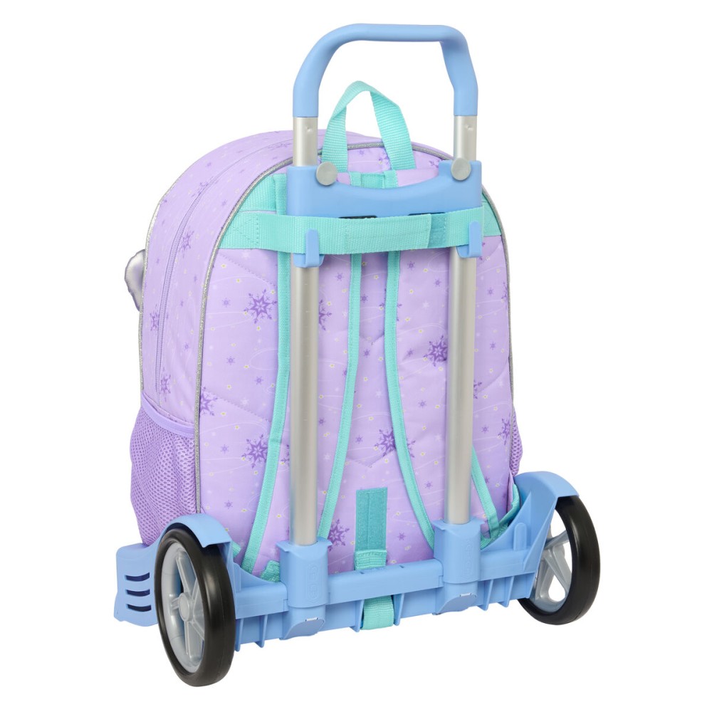 Schulrucksack mit Rädern Frozen Spirit Lila 33 x 42 x 14 cm