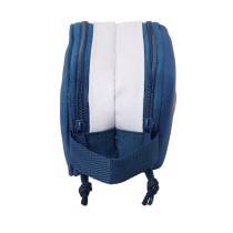 Zweifaches Mehrzweck-Etui Real Madrid C.F. Schwarz 21 x 8 x 6 cm 3D