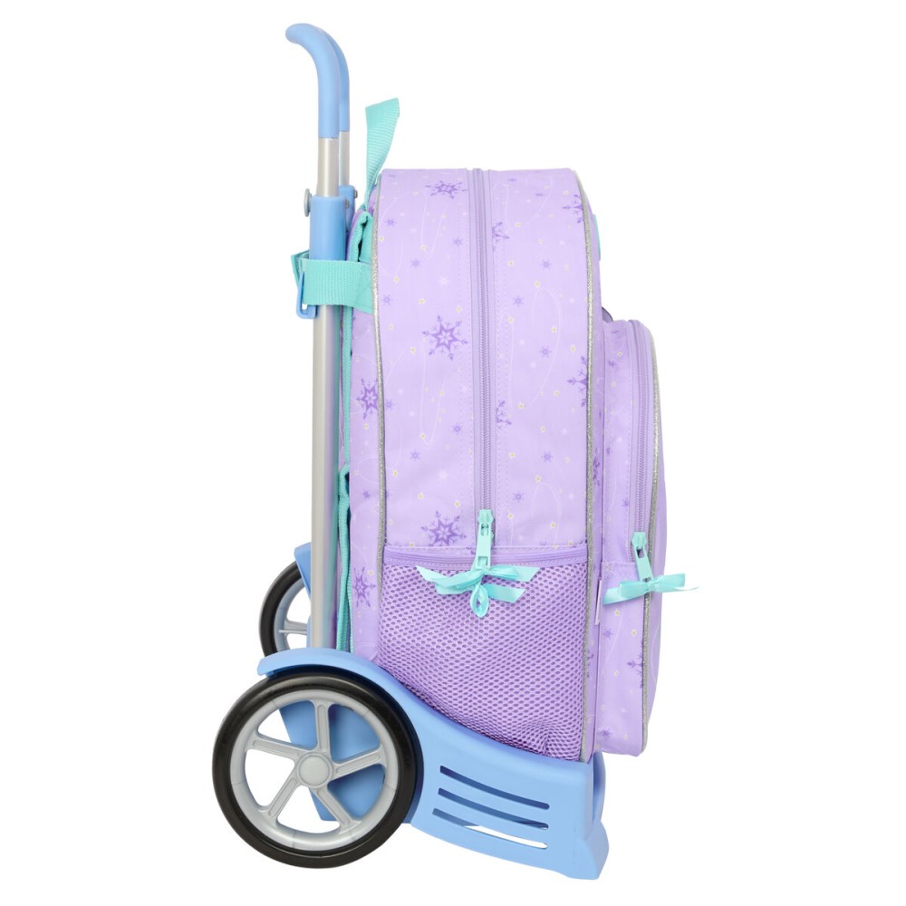 Schulrucksack mit Rädern Frozen Spirit Lila 33 x 42 x 14 cm