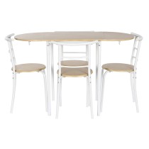 Table set with 4 chairs DKD Home Decor 121 x 55 x 78 cm
