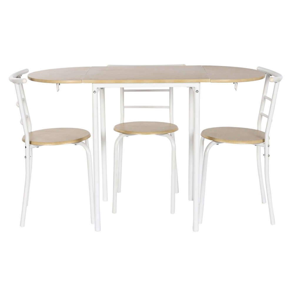 Table set with 4 chairs DKD Home Decor 121 x 55 x 78 cm