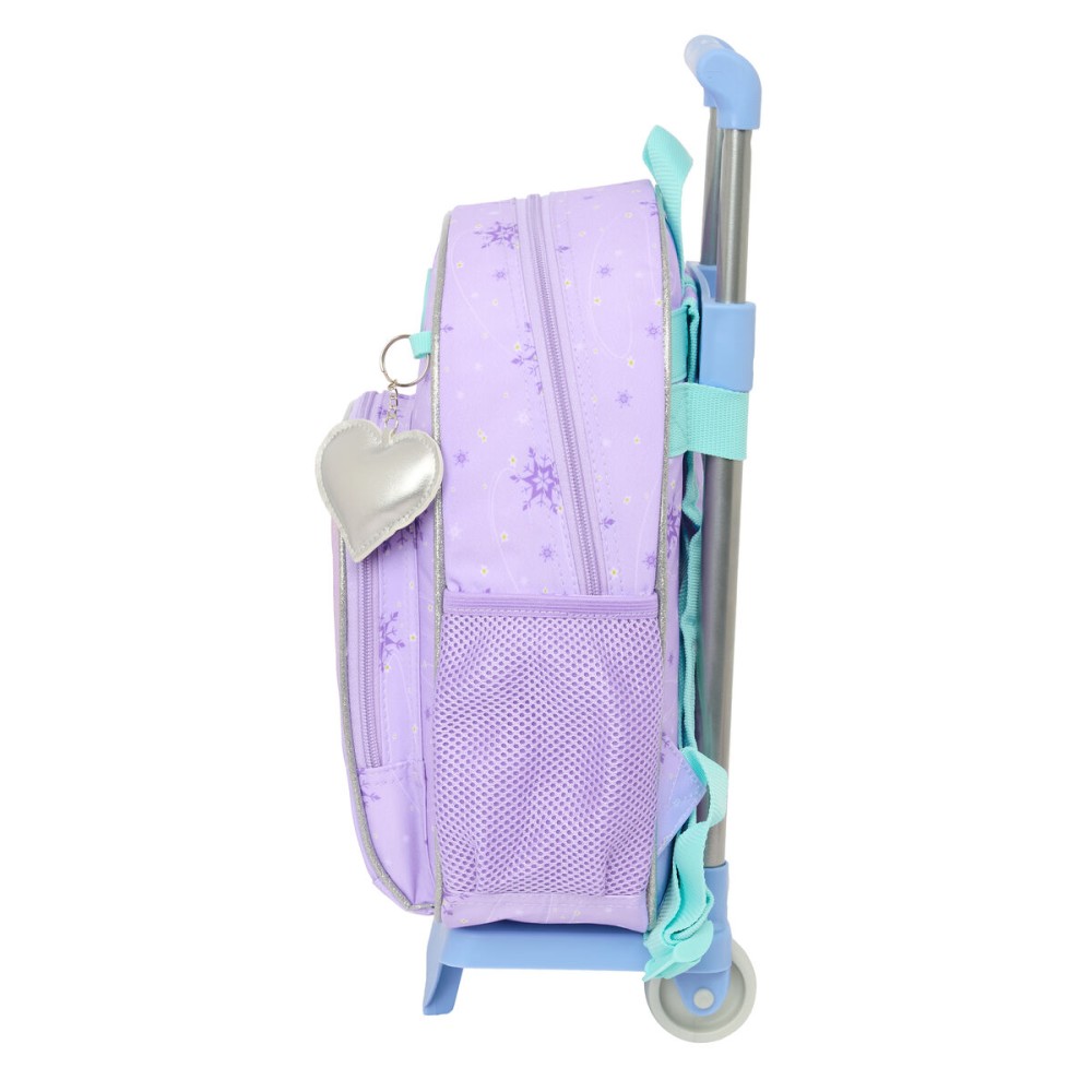 Schulrucksack mit Rädern Frozen Spirit Lila 28 x 34 x 10 cm