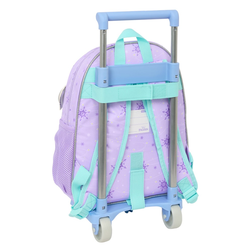 Schulrucksack mit Rädern Frozen Spirit Lila 28 x 34 x 10 cm