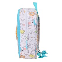 Child bag Safta Blue White 22 x 27 x 10 cm 3D