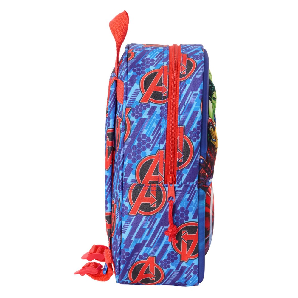 Sac à dos enfant The Avengers Rouge Bleu foncé 22 x 27 x 10 cm 3D