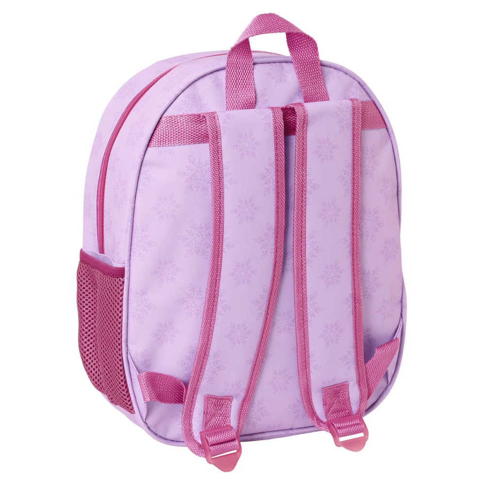 Kinderrucksack Frozen Rosa Himmelsblau 27 x 33 x 10 cm 3D