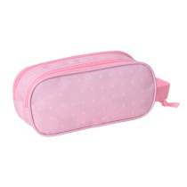 Trousse Fourre-Tout Double Minnie Mouse Rose 21 x 8 x 6 cm 3D