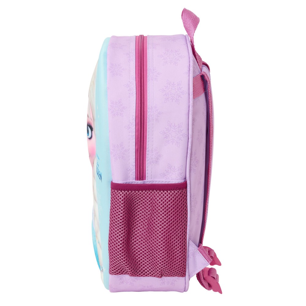 Kinderrucksack Frozen Rosa Himmelsblau 27 x 33 x 10 cm 3D