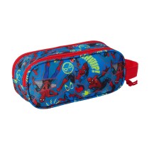 Double Carry-all Spider-Man Red Navy Blue 21 x 8 x 6 cm 3D