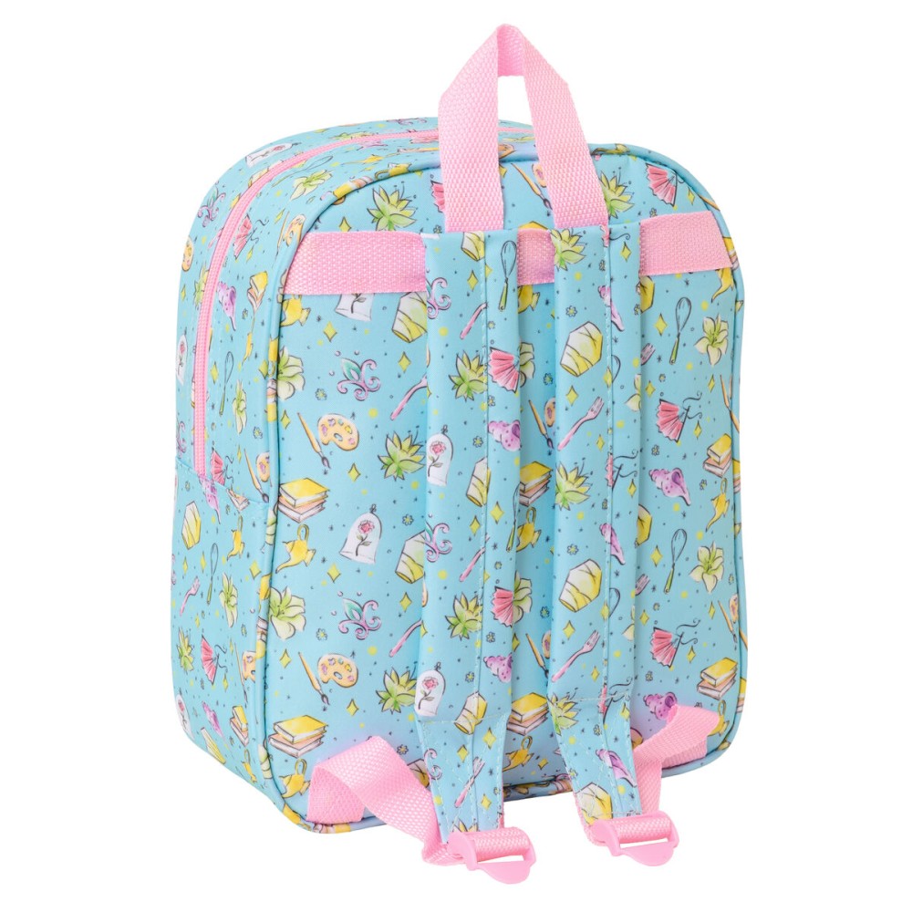 Kinderrucksack Frozen Rosa Himmelsblau 22 x 27 x 10 cm 3D