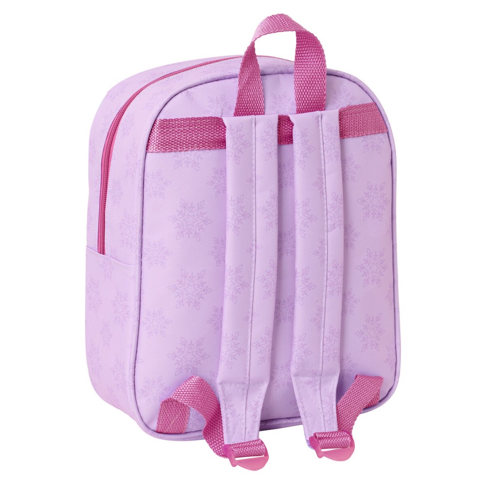 Kinderrucksack Frozen Rosa Himmelsblau 22 x 27 x 10 cm 3D