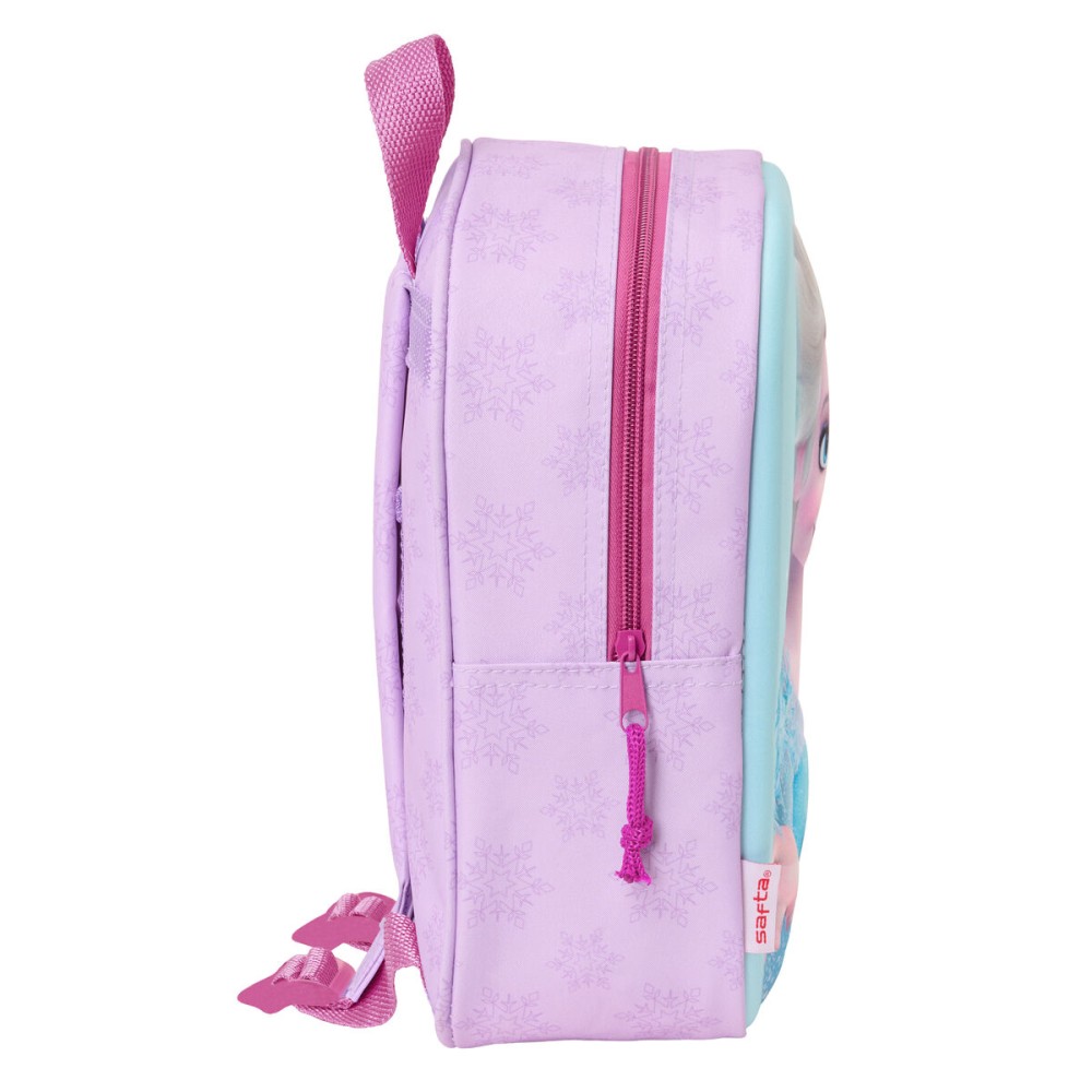 Kinderrucksack Frozen Rosa Himmelsblau 22 x 27 x 10 cm 3D