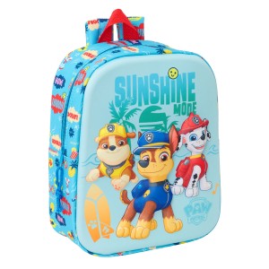 Kinderrucksack The Paw Patrol Blau 22 x 27 x 10 cm 3D