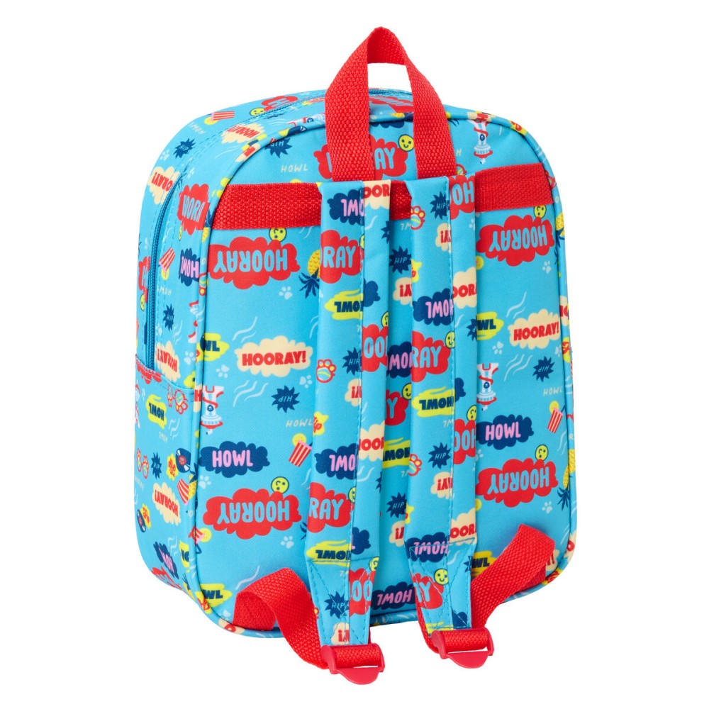 Kinderrucksack The Paw Patrol Blau 22 x 27 x 10 cm 3D