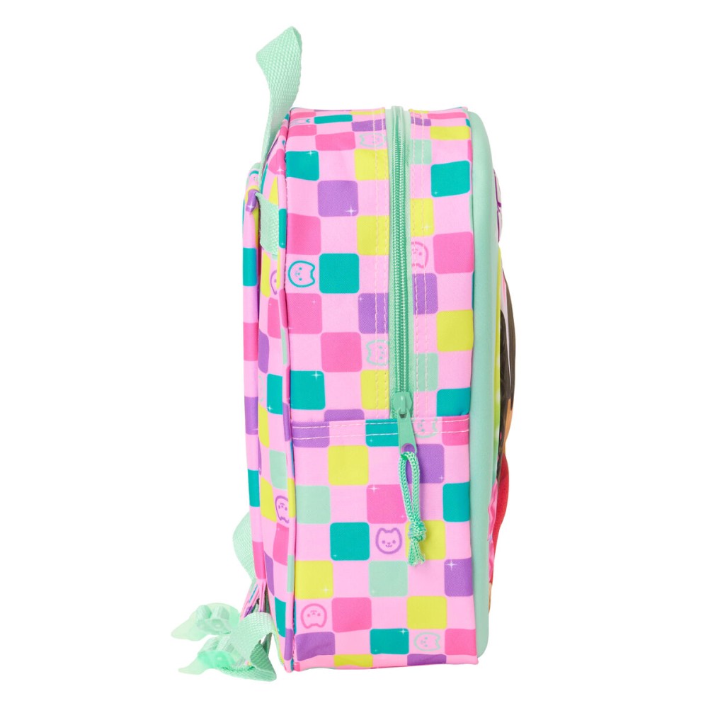 Kinderrucksack Gabby's Dollhouse Bunt 22 x 27 x 10 cm 3D