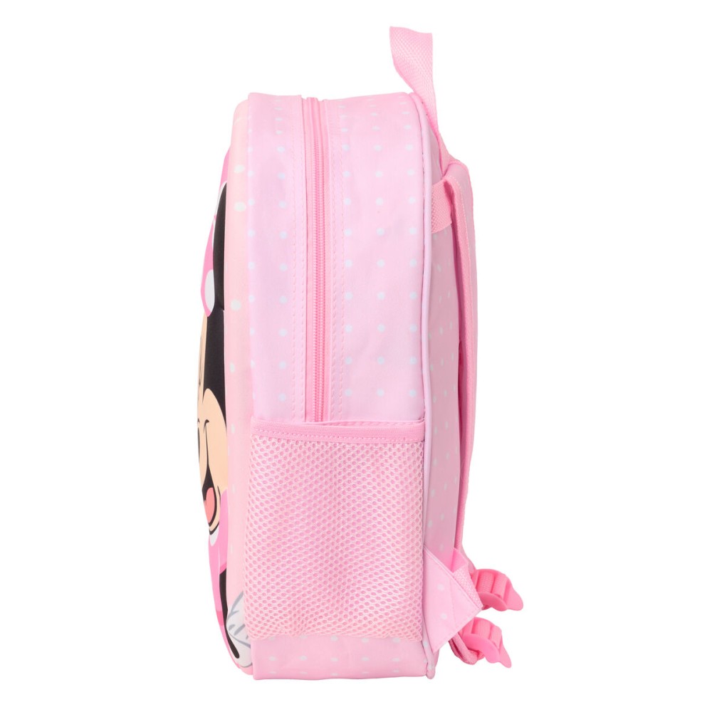 Kinderrucksack Minnie Mouse Rosa 27 x 33 x 10 cm 3D