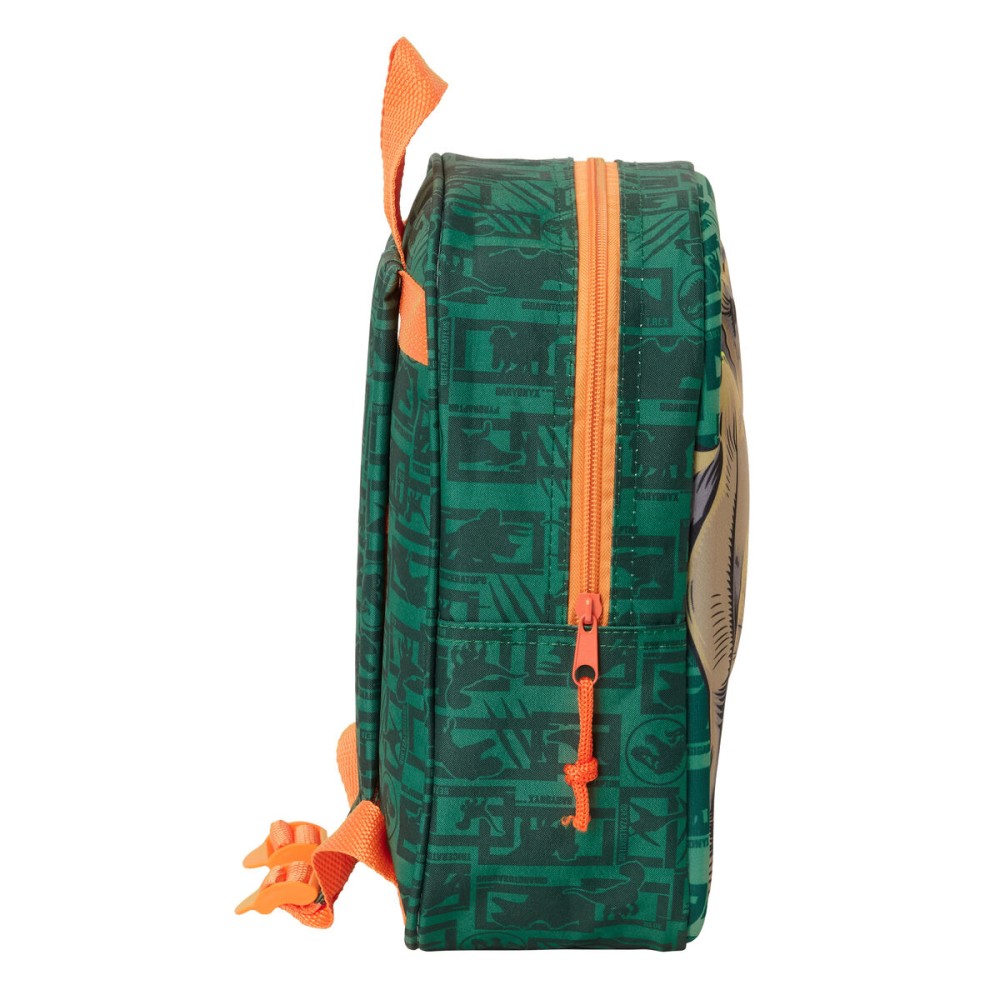 Sac à dos enfant Jurassic World Vert foncé 22 x 27 x 10 cm 3D