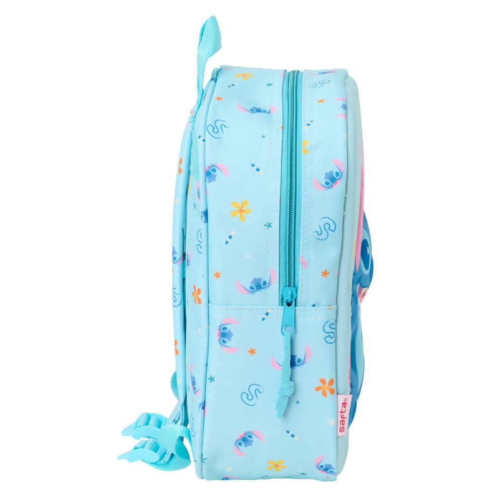 Kinderrucksack Lilo & Stitch Hellblau 22 x 27 x 10 cm 3D