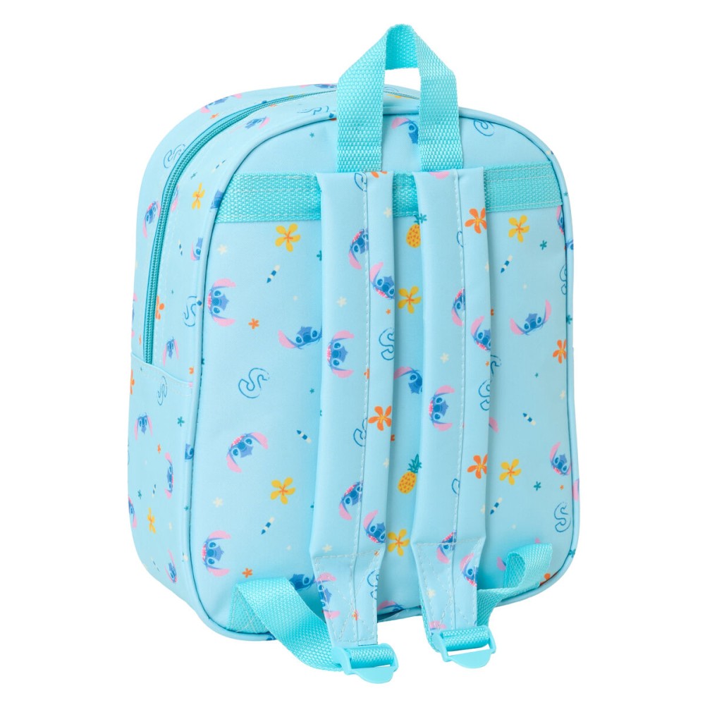 Kinderrucksack Lilo & Stitch Hellblau 22 x 27 x 10 cm 3D