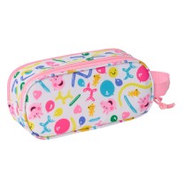 Double Carry-all Peppa Pig Blue White Pink 21 x 8 x 6 cm 3D