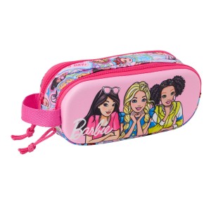 Double Carry-all Barbie Pink 21 x 8 x 6 cm 3D
