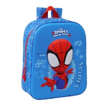 Kinderrucksack Spider-Man Rot Marineblau 22 x 27 x 10 cm 3D