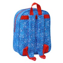 Child bag Spider-Man Red Navy Blue 22 x 27 x 10 cm 3D